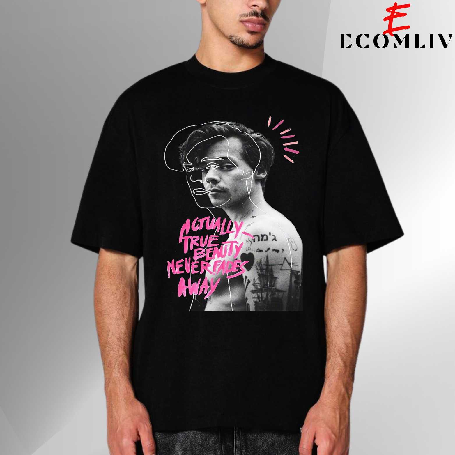 Harry Styles Retro T Shirt, Unisex Fan Tee, Collector Streetwear Shirt